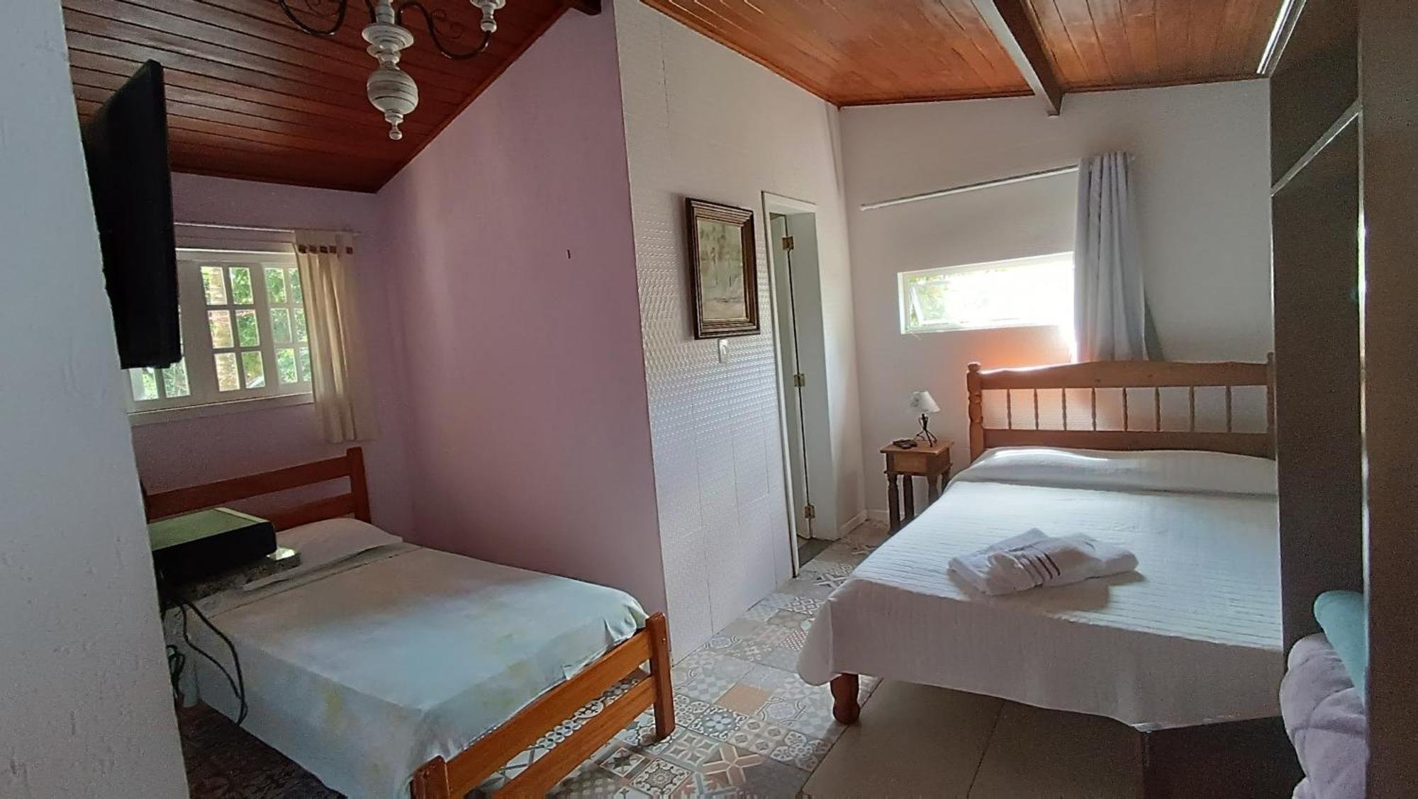 Flat para família com wifi grátis e vista das montanhas Conservatória Esterno foto