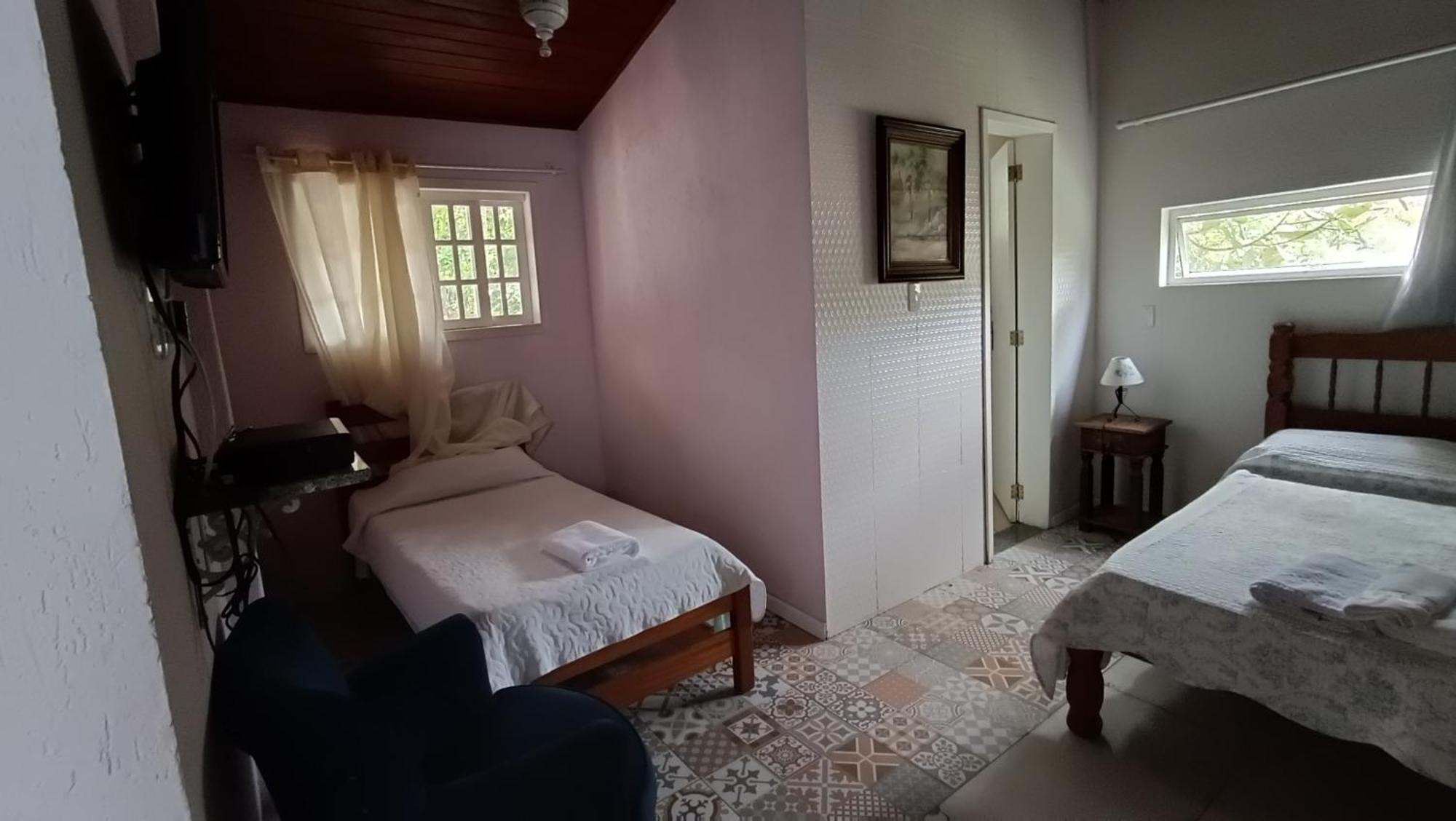 Flat para família com wifi grátis e vista das montanhas Conservatória Esterno foto
