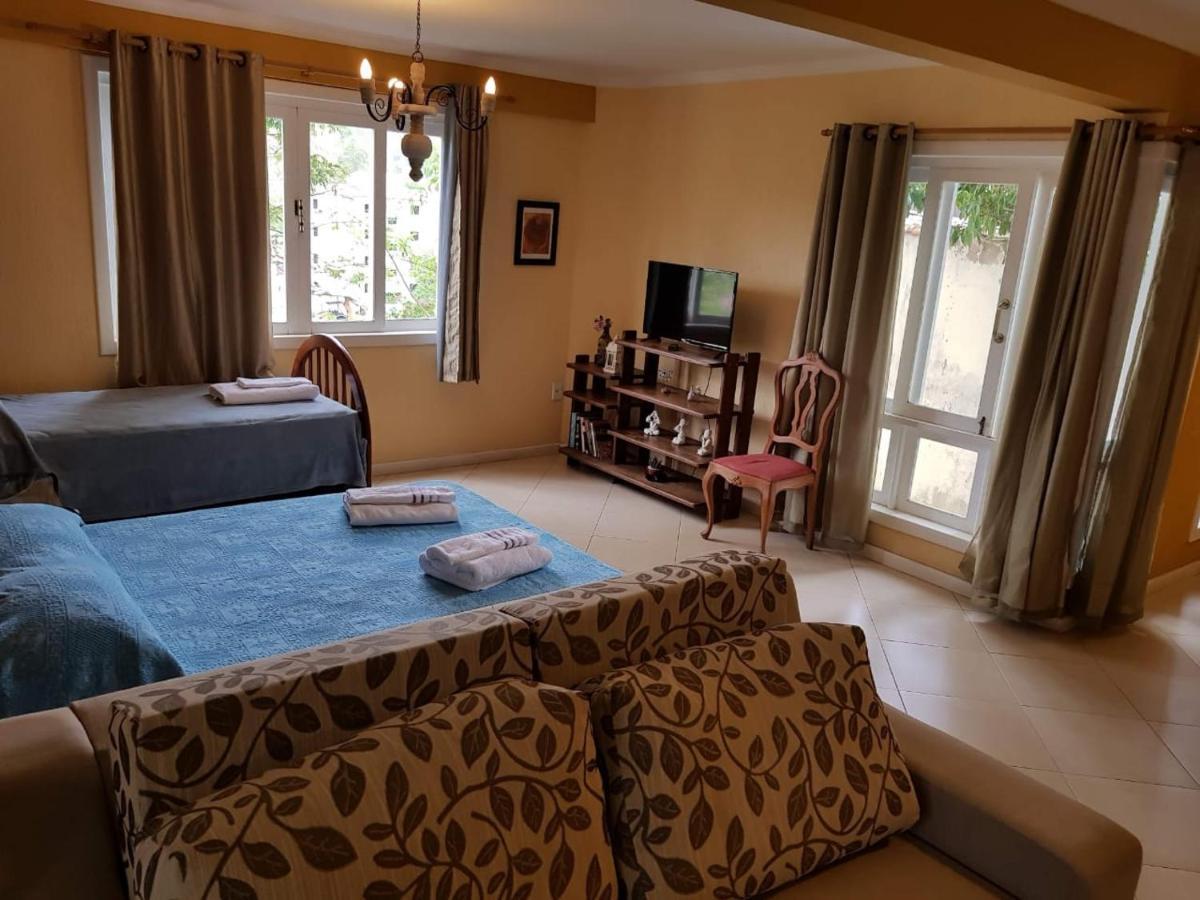 Flat para família com wifi grátis e vista das montanhas Conservatória Esterno foto